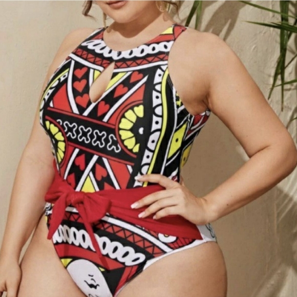MUZHI Women's Criss Cross Back One Piece Swimsuit – Sexy High Cut, Birthday Queen Style